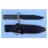 SOG Specialty Fixed Blade Knife w/ Leather Sheath