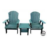 New Polywood Chairs w/ Side Table