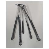 Set Of Five Snap-On Double Sided Box-End Wrenches