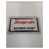 Snap-On License Plate