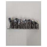 Used, Snap-On  7pc 3/8 Drive SAE Flex Head Socket Set