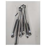 Set Of Six Snap-On Double Sided Box-End Wrenches