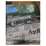 New, Unused, Polytuf, 6ftx8ft,  Heavy Duty Forest Shade Tarp