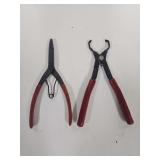 Pair Of Two Blue-Point Pliers