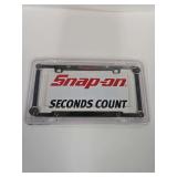 Snap-On License Plate