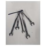 Set Of Five Snap-On Wrenches