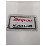 Snap-On License Plate