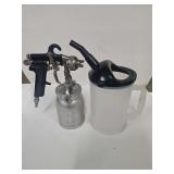 Pneumatic Paint Spray Gun With Mixing Cup