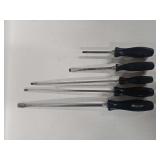Set Of Five Snap-On Screwdrivers