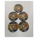 Set Of Five Stark 4-1/2 Grinder Disk