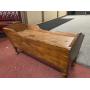 PRIMITIVE WOODEN CRADLE/TABLETOP DOUGH BOX