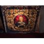 STAINED GLASS VIRGIN MARY WINDOW (42" X 36")