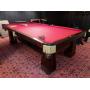 BRUNSWICK MONARCH 9FT POOL TABLE W/ LEATHER