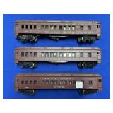 (3) LIONEL LINES IRVINGTON TRAIN CARS NO 2625