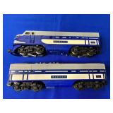 LIONEL TRAINS NO 2367 WABASH DIESEL & DUMMY ENGINE