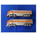 LIONEL TRAINS NO 2345 WESTERN PACIFIC DIESEL &