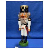 WOODEN 12.75" NUTCRACKER MARKED VEB HOAREWA