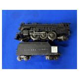 LIONEL LINES NO 225 ENGINE & NO 2235-W TENDER