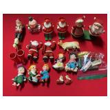 VELVET SANTA & MRS. CLAUS (RUBBER FACES), VELVET
