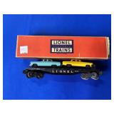 LIONEL TRAINS NO 6424-60 AUTOMOBILE FLAT CAR