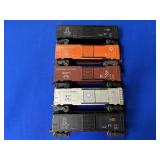 (5) LIONEL TRAIN BOX CARS: SOUTHERN PACIFIC (X2),