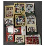 LIONEL GLASS ORNAMENTS AND OTHER GLASS CHRISTMAS