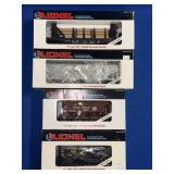 (4) LIONEL TRAINS: CHESSIE ORE CAR NO 6-19305,