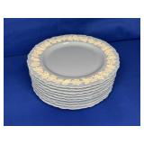 (9) WEDGWOOD SALAD PLATES APPROX 10"