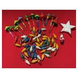 VINTAGE CHRISTMAS BULBS/LIGHTS: BUBBLE LIGHTS,