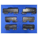 (6) LIONEL SCOUT/LINES TENDERS
