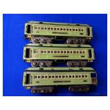 LIONEL TRAINS (3) CAR SET NO 424,425,426 PASSENGER
