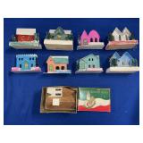 VINTAGE PAPER (JAPAN MARKED) HOLIDAY HOUSES