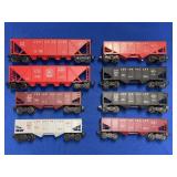 (8) LIONEL TRAINS LEHIGH VALLEY BOX CARS NO. 6736,