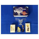 (2) HALLMARK CHRISTMAS STORY ORNAMENTS W/BOXES &