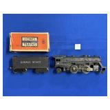 LIONEL TRAINS NO 1011 ENGINE & 1001-T TENDER
