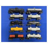 (10) LIONEL TRAIN GAS TANKER CARS