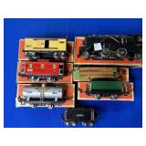 LIONEL TRAINS 262E ENGINE, NO 831 W/8 LOGS, NO 655