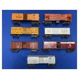 (7) LIONEL TRAIN CARS NO 6050, 3494-550, 96743,