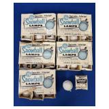 GE SNOWBALL LAMPS BULBS