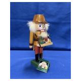 WOODEN 7.75" NUTCRACKER MARKED KWO