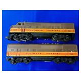 LIONEL TRAINS NO 2363 ILLINOIS CENTRAL DIESEL &