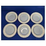 (6) WEDGWOOD SOUP BOWLS APPROX 8"