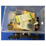 MISC. LIONEL PIECES, ENGINE BOTTOM, FLAGMAN,