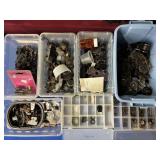 STORAGE TOTES OF TRAIN GUTS & WHEELS, "C