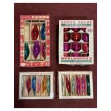 (4) BOXES OF VINTAGE CHRISTMAS ORNAMENTS