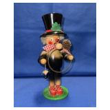 WOODEN 9.5" NUTCRACKER MARKED