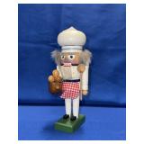 WOODEN 8" NUTCRACKER MARKED KWO GERMANY