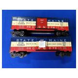 (2) LIONEL TRAINS NO 6464-275 STATE OF MAINE BOX