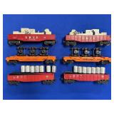 (6) LIONEL TRAINS: NO 6342 (X2), 6362-55 (X2) &