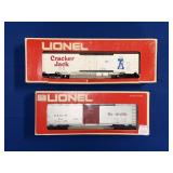 LIONEL D & RGW BOXCAR NO 6-9714 & CRACKER JACK